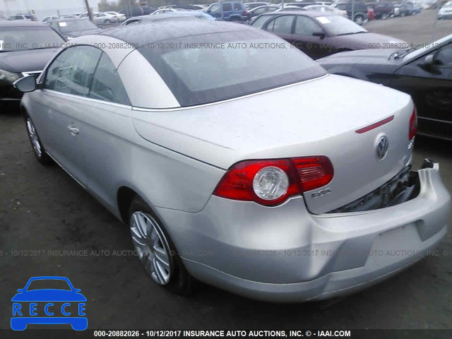 2009 Volkswagen EOS TURBO/KOMFORT WVWAA71F39V016030 image 2