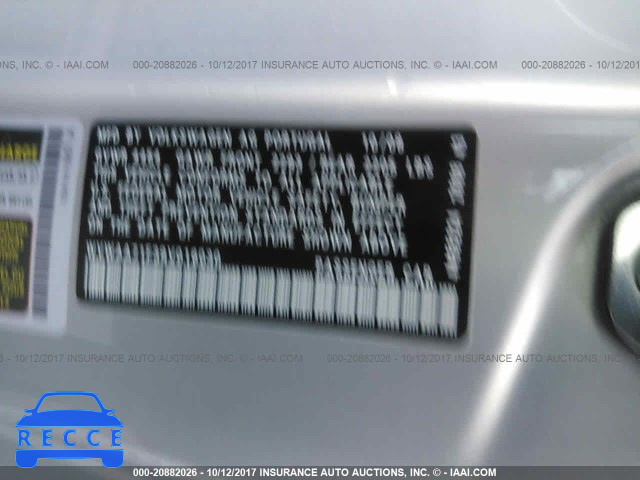 2009 Volkswagen EOS TURBO/KOMFORT WVWAA71F39V016030 image 8