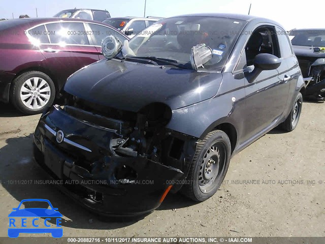 2013 FIAT 500 POP 3C3CFFAR2DT544928 зображення 1