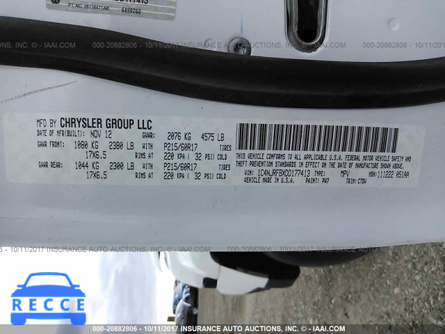 2013 Jeep Patriot LATITUDE 1C4NJRFBXDD177413 image 8