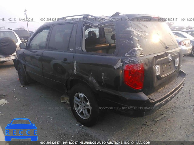 2005 HONDA PILOT 2HKYF18505H572736 image 2