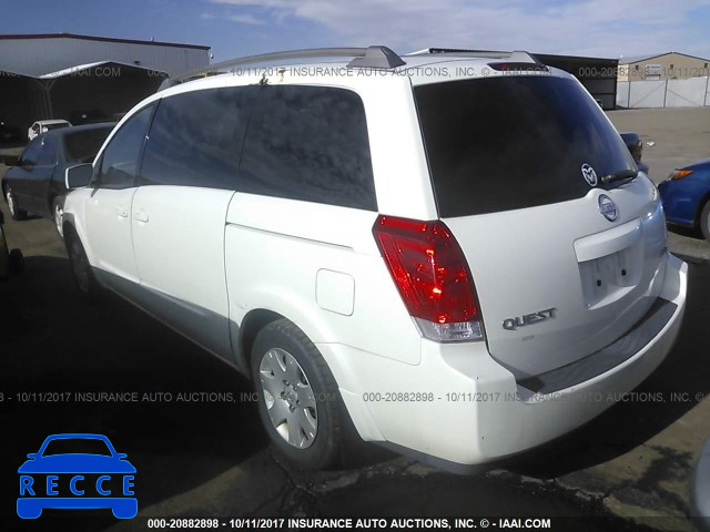 2004 Nissan Quest S/SE/SL 5N1BV28U14N359276 image 2
