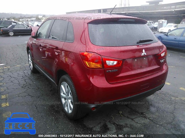 2015 Mitsubishi Outlander Sport ES 4A4AP3AU0FE016092 image 2