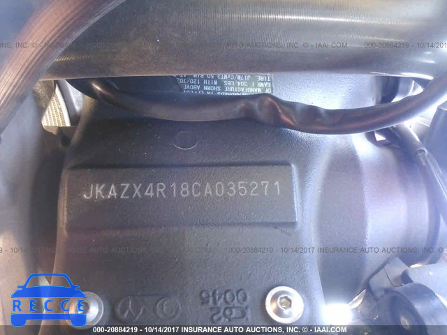 2012 Kawasaki ZX600 R JKAZX4R18CA035271 Bild 9