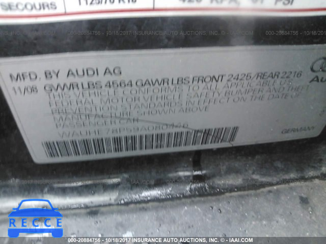 2009 Audi A3 WAUHE78P59A080446 image 8