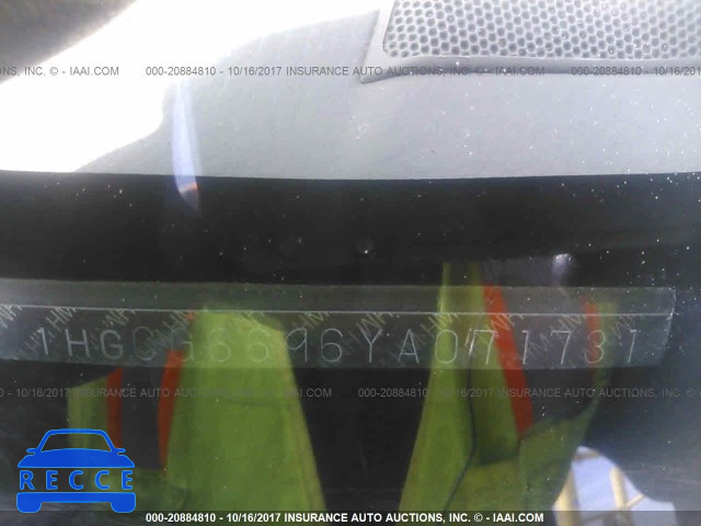 2000 HONDA ACCORD 1HGCG6696YA071731 image 8