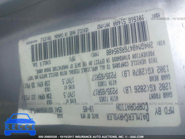 2006 Chrysler Pacifica 2A4GM48476R695488 image 8