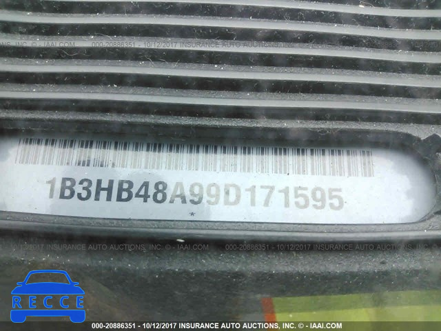 2009 Dodge Caliber SXT 1B3HB48A99D171595 зображення 8