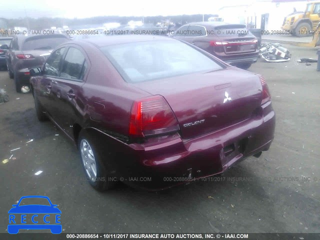 2007 Mitsubishi Galant ES 4A3AB36F97E076192 зображення 2