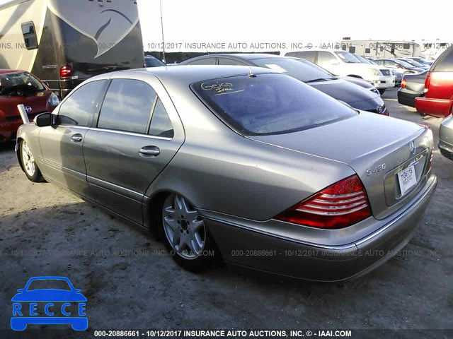 2003 MERCEDES-BENZ S 430 WDBNG70J13A329452 зображення 2