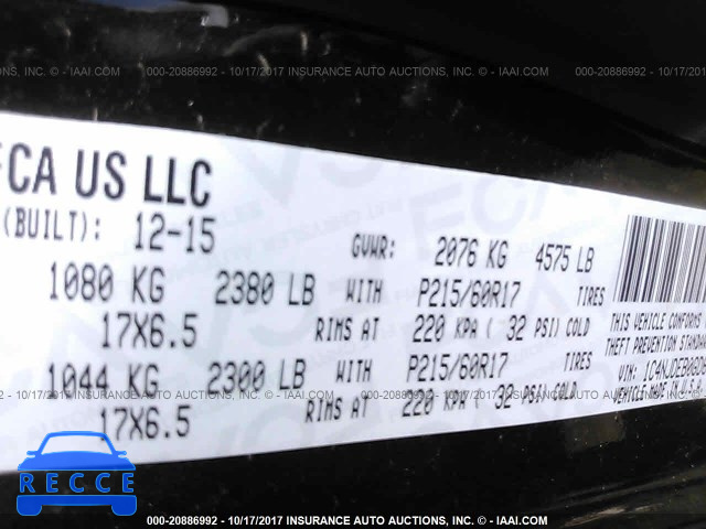 2016 Jeep Compass 1C4NJDEB0GD645951 image 8