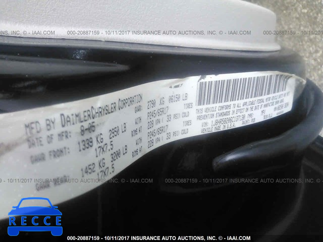 2006 JEEP GRAND CHEROKEE 1J8HR58206C137130 image 8