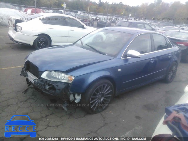 2008 Audi A4 S-LINE 2.0T QUATTRO TURBO WAUEF78E48A086719 image 1