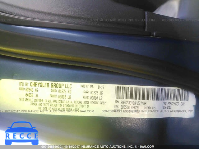 2010 Dodge Charger 2B3CA3CV0AH287468 image 8