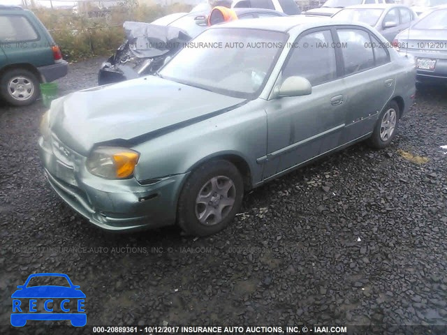 2005 Hyundai Accent GL KMHCG45C55U623645 image 1