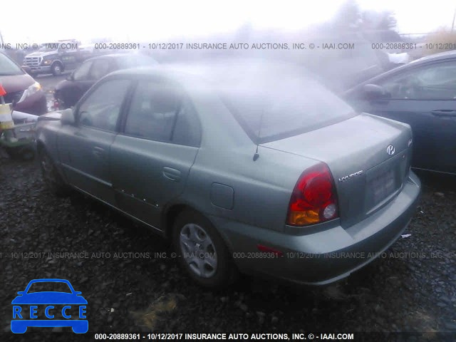 2005 Hyundai Accent GL KMHCG45C55U623645 image 2