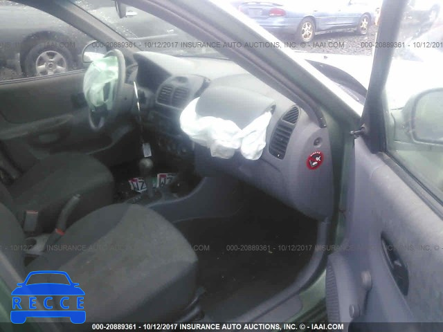 2005 Hyundai Accent GL KMHCG45C55U623645 image 4