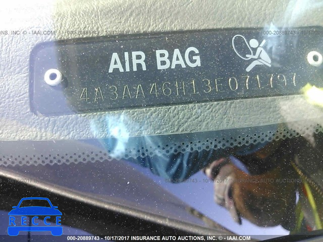 2003 MITSUBISHI GALANT ES/LS/GTZ 4A3AA46H13E071797 image 8