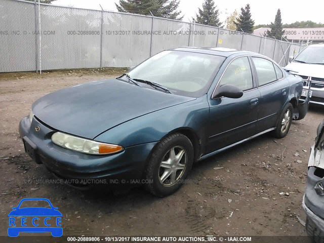 2002 Oldsmobile Alero GL 1G3NL52E22C277253 зображення 1