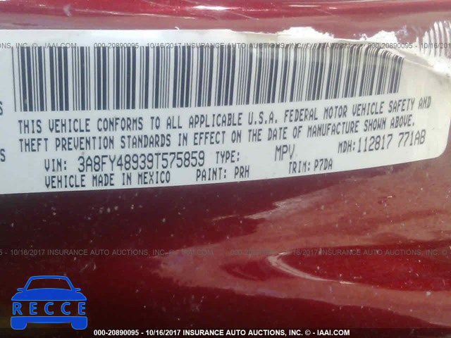2009 Chrysler PT Cruiser 3A8FY48939T575859 image 8
