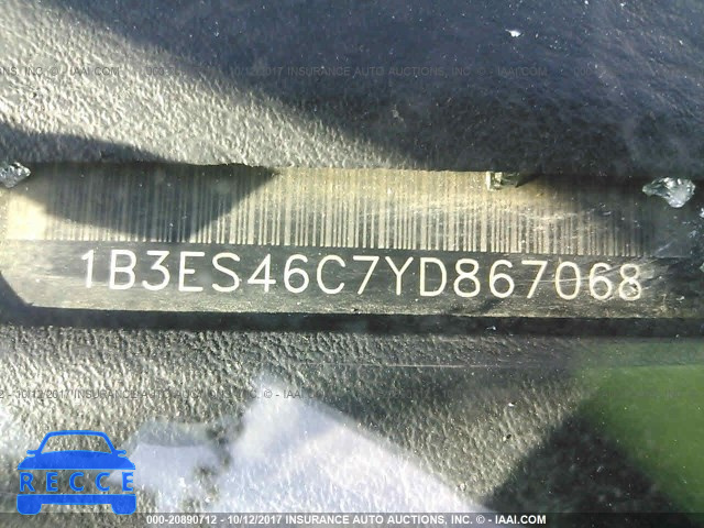 2000 Dodge Neon ES 1B3ES46C7YD867068 image 8