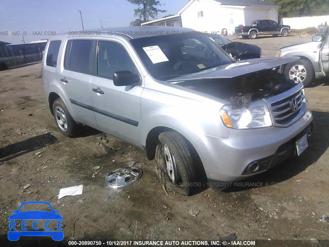 2013 Honda Pilot LX 5FNYF3H25DB033754 image 0