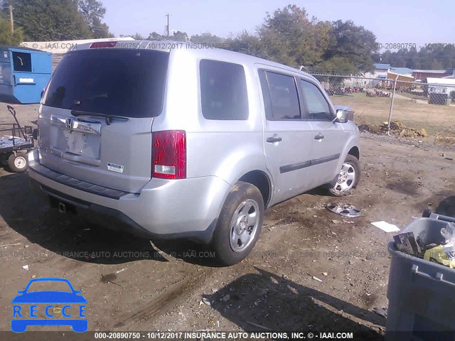 2013 Honda Pilot LX 5FNYF3H25DB033754 image 3