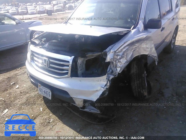 2013 Honda Pilot LX 5FNYF3H25DB033754 image 5