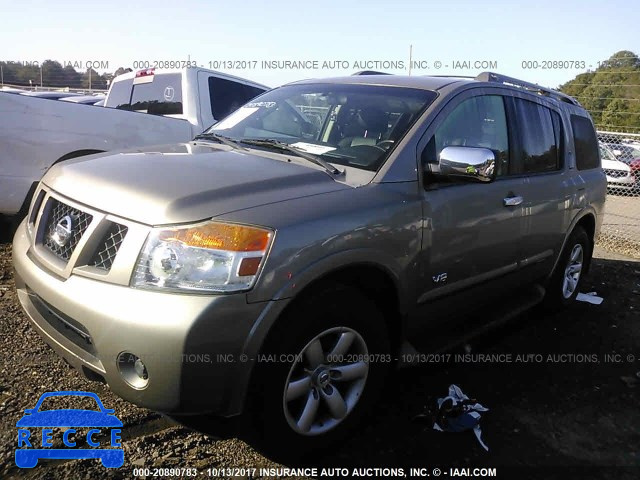 2008 Nissan Armada 5N1BA08D68N616759 зображення 1