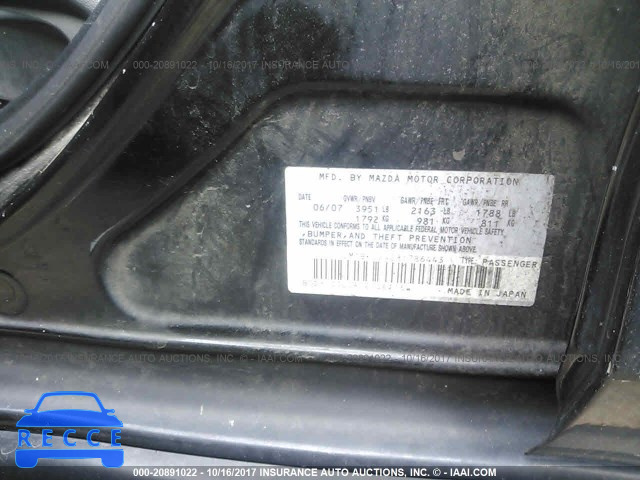 2008 Mazda 3 JM1BK324281786443 image 8