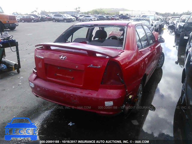 2005 HYUNDAI ACCENT GL KMHCG45C05U612598 image 3