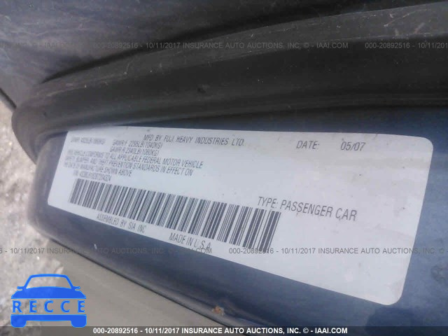 2008 Subaru Legacy 2.5I 4S3BL616287204324 image 8