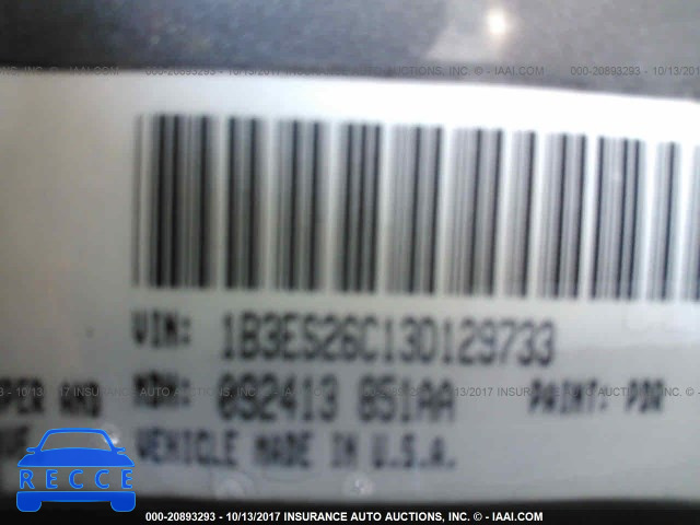 2003 Dodge Neon 1B3ES26C13D129733 image 8