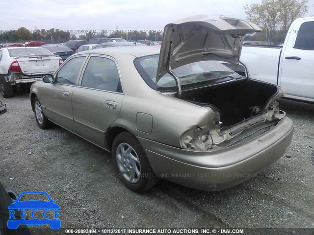 2000 MAZDA 626 1YVGF22C5Y5160822 image 2