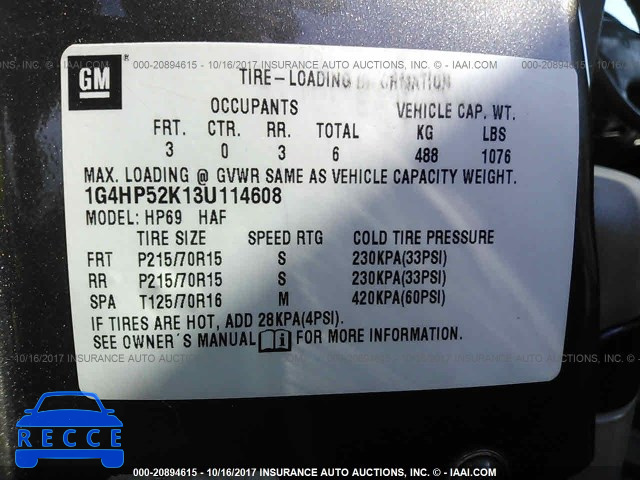 2003 Buick Lesabre 1G4HP52K13U114608 image 8