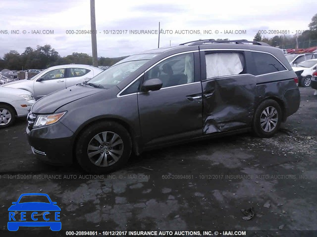 2014 Honda Odyssey EXL 5FNRL5H62EB059077 зображення 1