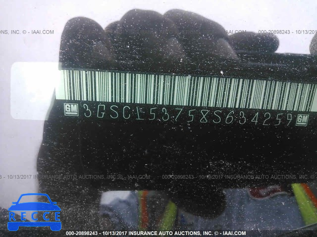 2008 Saturn VUE 3GSCL53758S634259 image 8