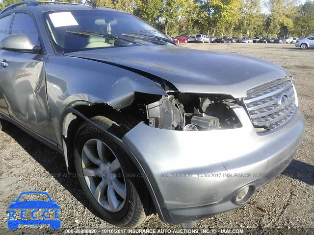 2005 Infiniti FX35 JNRAS08U35X110397 зображення 5