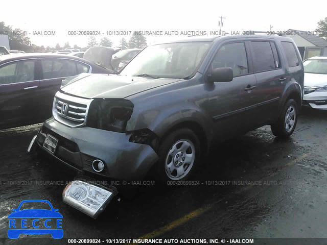 2013 Honda Pilot LX 5FNYF3H26DB029373 image 1
