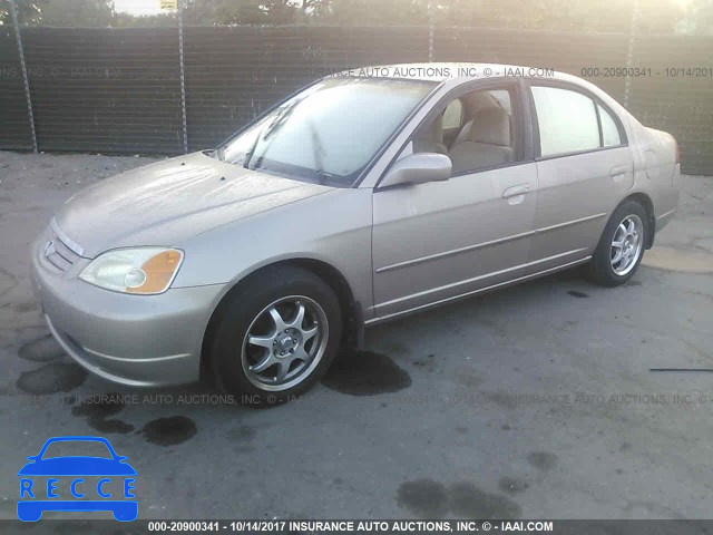 2002 Honda Civic 1HGES26712L033642 image 1
