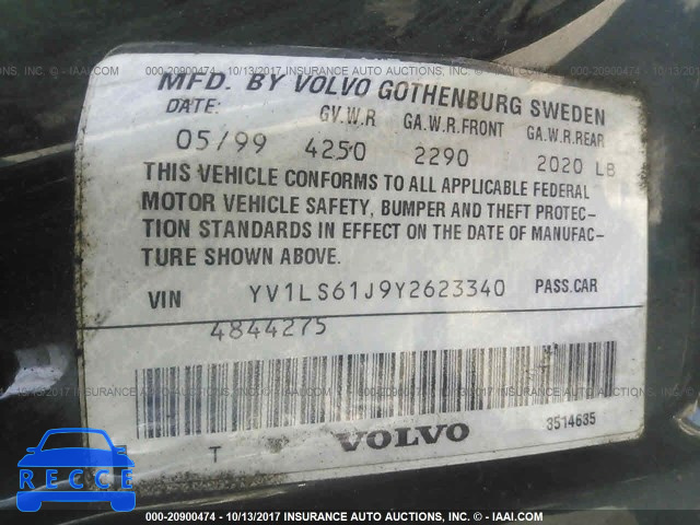 2000 Volvo S70 SE YV1LS61J9Y2623340 image 8