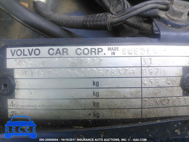 2002 VOLVO V70 XC YV1SZ58D521057837 image 8