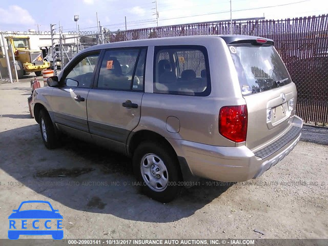 2005 Honda Pilot 2HKYF18145H552681 image 2