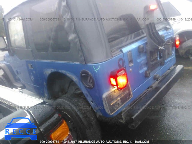 2003 Jeep Wrangler / Tj SE 1J4FA29143P315629 image 2