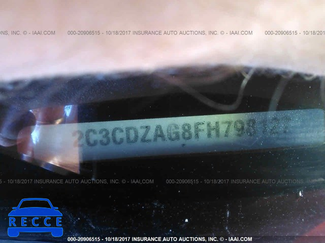 2015 Dodge Challenger 2C3CDZAG8FH798127 зображення 8