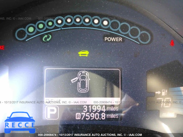 2014 Nissan Leaf S/SV/SL 1N4AZ0CP5EC336970 зображення 6