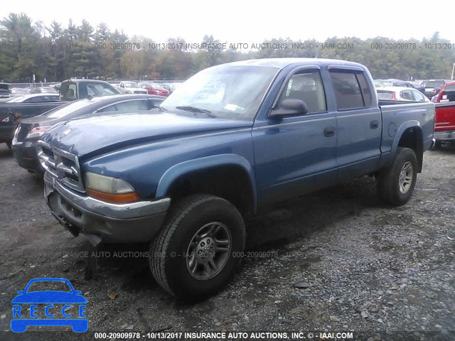 2003 Dodge Dakota QUAD SLT 1D7HG48NX3S344343 image 1