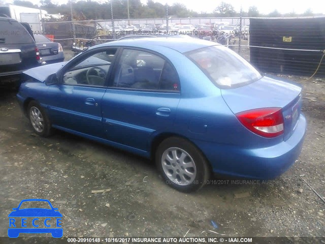 2003 KIA RIO KNADC125236220343 image 2