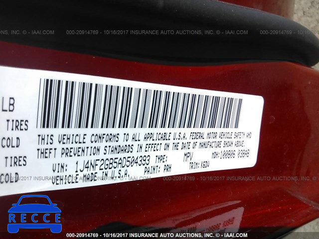 2010 Jeep Patriot SPORT 1J4NF2GB5AD504393 image 8