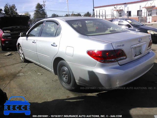 2005 Lexus ES 330 JTHBA30G755101808 image 2